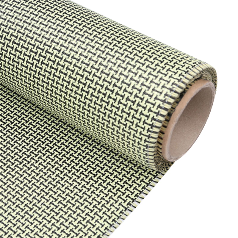 Gul/sort I-bjælke Aramid Carbon Blend